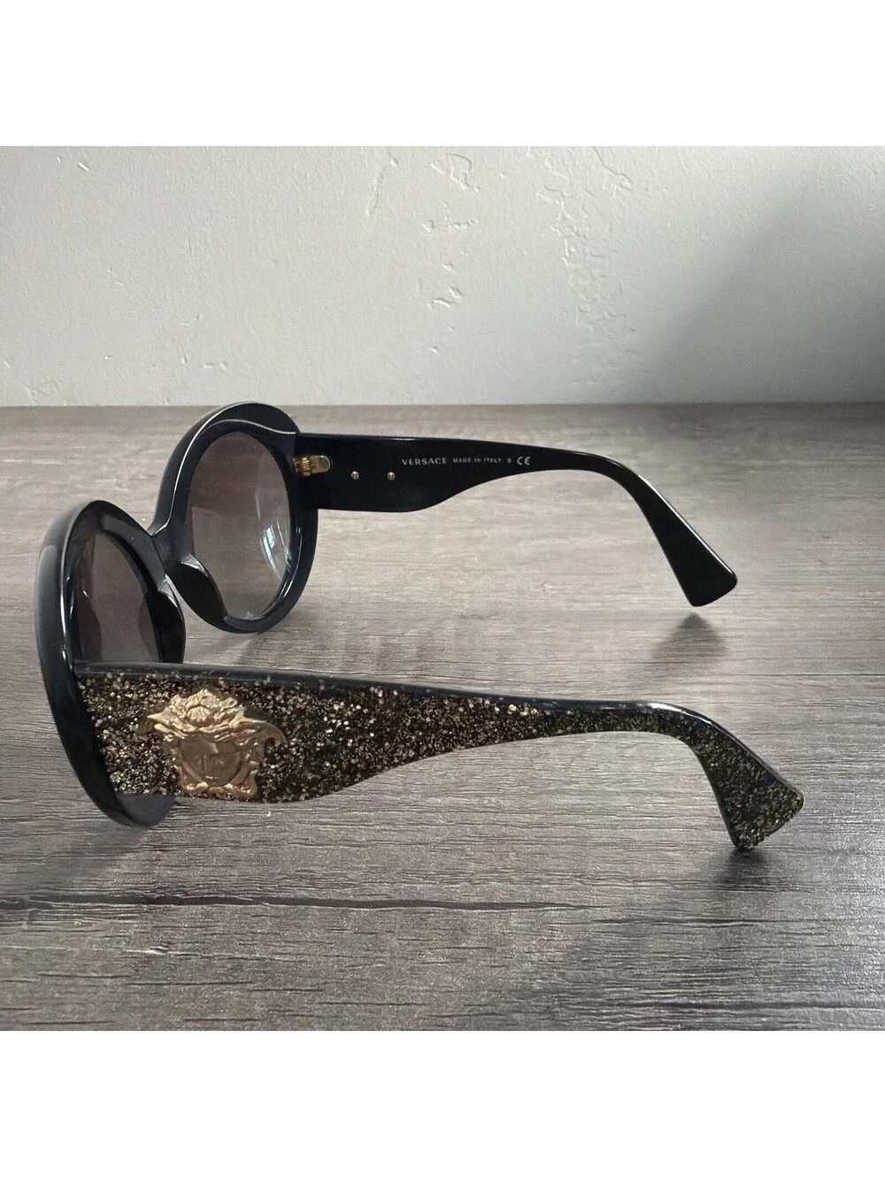 Versace Sunglasses MOD. 4298 Women’s Oversized Round Black FRAMES ONLY